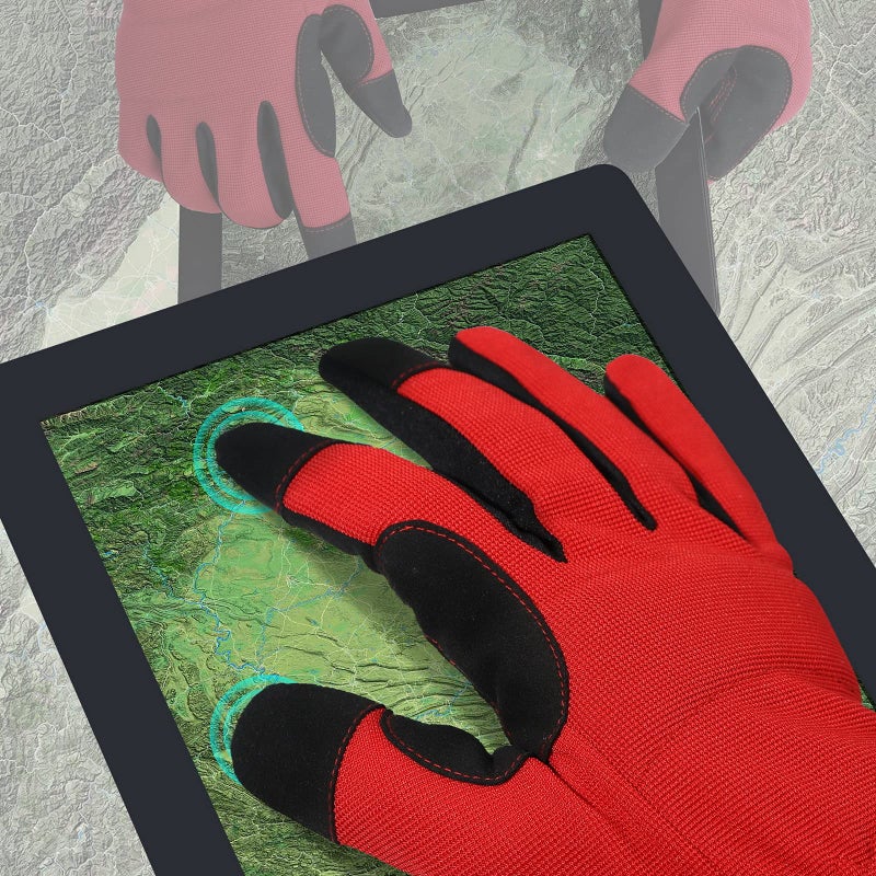 DULFINE High Performance Work Gloves For Men(3 Pairs Pack), High Dexterity Touch Screen For Multipurpose,Excellent Grip (Large) - Image 5